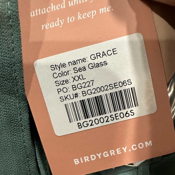Birdy Grey GRACE CONVERTIBLE DRESS 
CHIFFON SEA GLASS XXL NEW NWT BRIDESMAID - Picture 7 of 7